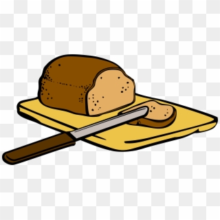 This Free Icons Png Design Of Bread With Knife On Cutting Clipart