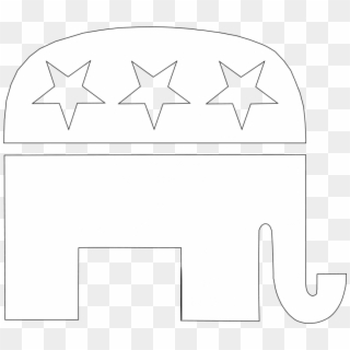 Free Png Download Republican Party Png Images Background - Black And White Republican Elephant Clipart