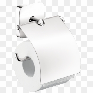 Toilet Paper Holder With Cover Available From The Following - Hansgrohe Pura Vida Accessories Clipart