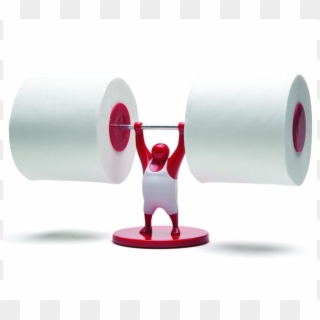 Strong Man Toilet Paper - Porta Carta Igienica Originale Clipart