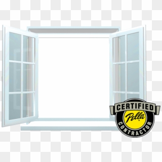 Open Window - Pella Windows Clipart