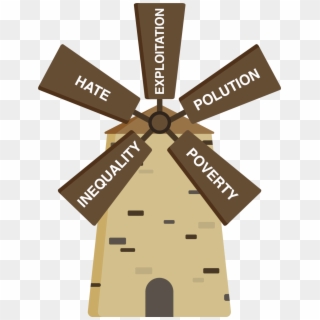 Today I Am Tilting At The Windmill Of Inequality And - Windmill Clipart