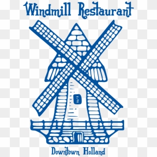 Holland Michigan Windmill Restaurant Clipart
