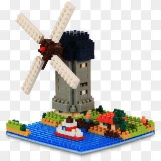 Nanoblock Windmill - Windmill Clipart