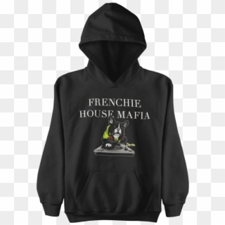 Frenchie House Mafia Black Hoodie - Beverly Hills Brat Merch Clipart