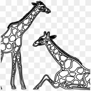Giraffe Clipart Black And White Giraffe Clipart Black - Clip Art - Png Download