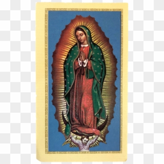 Religious Prayer Cards Oracion De Virgen De Guadalupe - Virgin Of Guadalupe Png Clipart