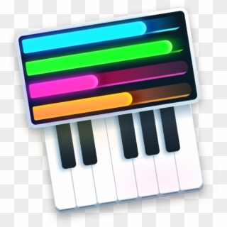 Loop Piano On The Mac App Store - Musical Keyboard Clipart