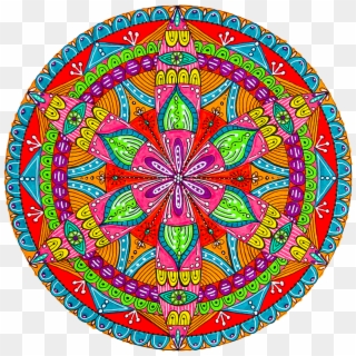 Draw A Mandala With A Compass - Draw Kaleidoscope Clipart