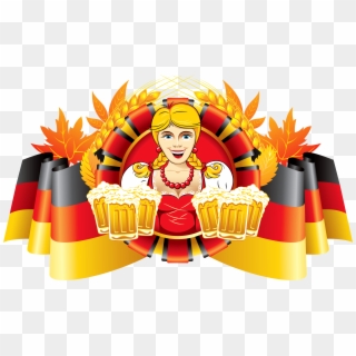 German Flag Oktoberfest Clipart