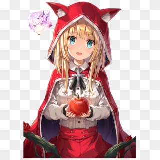 Go To Image - Little Red Riding Hood Anime Version Clipart