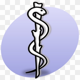 File - P Medicine - Svg - Rod Of Asclepius Tattoo Simple Clipart