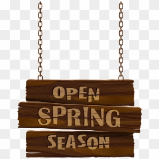 Open Spring Season Sign Transparent Png Clip Art Image