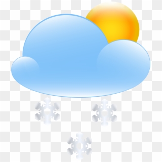 Sun Cloud And Snow Weather Icon Png Clip Art Transparent Png