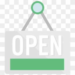 Open Store Sign Icon - Sign Clipart