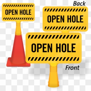 Open Hole Coneboss Sign Clipart