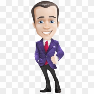 Business Vector Cartoon Character Man Graphic Design - Business Cartoon Characters Clipart