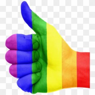 Pride Hand - Same Sex Marriage Yes Clipart