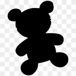 Download Png - Teddy Bear Silhouette Vector Clipart