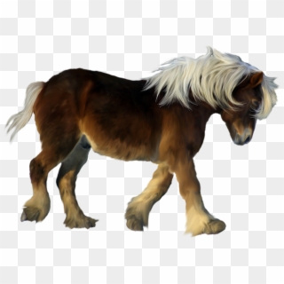 Brown Pony 3d Png Clipart - Transparent Background Pony Clipart