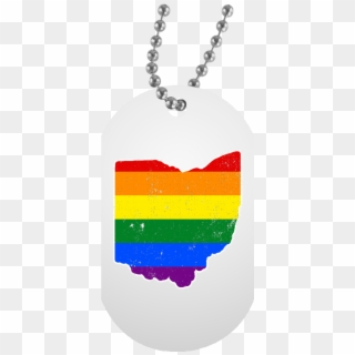 Ohio Rainbow Flag Lgbt Community Pride Lgbt Shirts - My Son Necklace From Mom Clipart