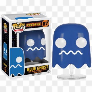 Blue Ghost Pop Vinyl Figure - Figurine Pop Pac Man Clipart