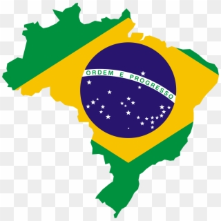 This Free Icons Png Design Of Brazil Flag Map Clipart