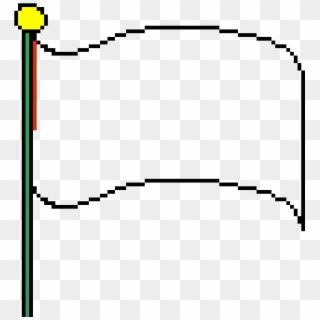 Rainbow Flag - White Flag Pixel Clipart