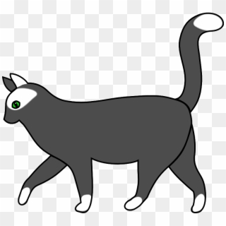 Jpg Free Download Cat Walking Clipart - Cat Walking Clipart Png Transparent Png