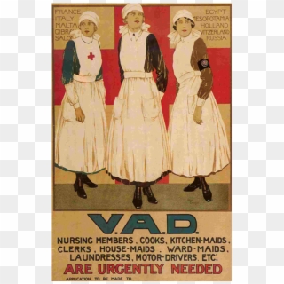 First World War Recruitment Poster By Artist Joyce - Vad Poster Ww1 Clipart