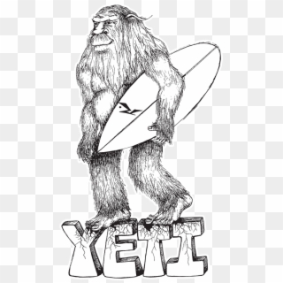 Yeti Rusty Surfboards Logo - Yeti Surfboard Clipart