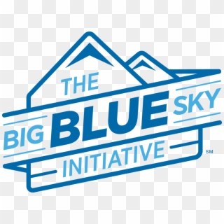 Bcbsmt Launches The Big Blue Sky Initiative - Triangle Clipart