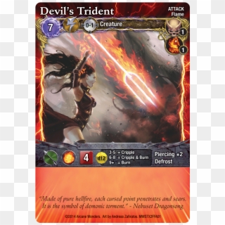 Devil's Trident - Devil's Trident Mage Wars Clipart