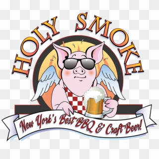 Holy Smokes Bbq Logo Clipart