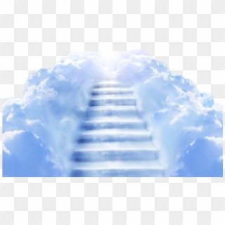 Mq Stairs Stair Heaven Sky Clouds Cloud Blue Sky Air - Transparent Stairway To Heaven Png Clipart
