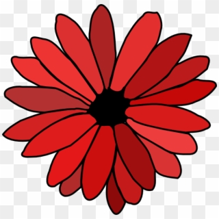 Flower Clip At Clker Com Vector Online - Single Flower Coloring Flower - Png Download