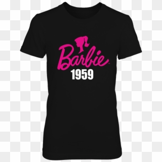 Classic Barbie 1959 T-shirt, Iconic Barbie Script Logo - Camisas De Musical Ly Clipart