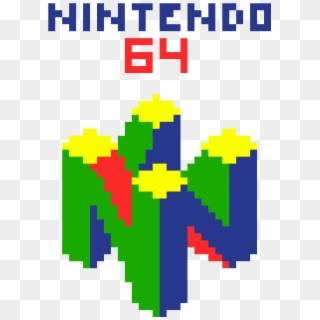 N64 - Video Games Fuse Beads Patterns Clipart