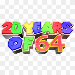 20 Years Of 64 Wallpapers - Nintendo 64 20 Years Clipart