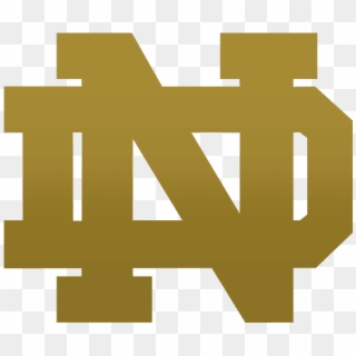 Nd Duke - Gold Notre Dame Logo Clipart