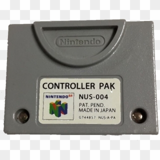 Nintendo 64 Memory Controller Pak - Nintendo 64 Clipart