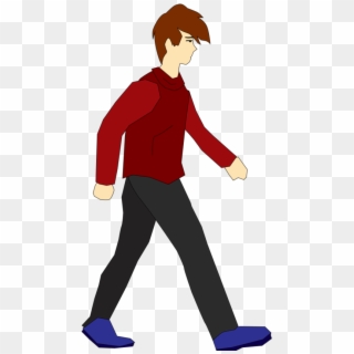 Animation Character Png , Png Download - Character Animation Anime Walking Clipart