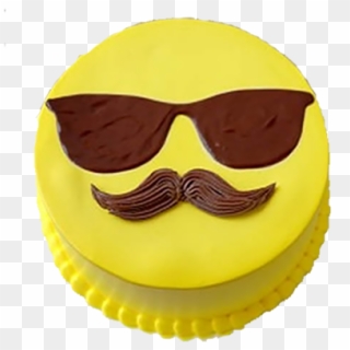Cool Dad Cake - Beard And Mustache Cake Clipart