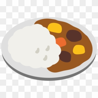 File - Emoji U1f35b - Svg - Plate Of Food Emoji Clipart