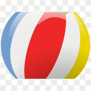 Beach Ball Clipart Pool Party - Sphere - Png Download