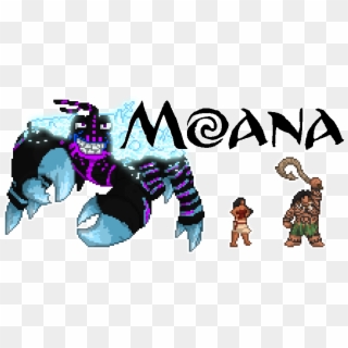 Pixel Moana - Moana Mermaid Coloring Page Clipart