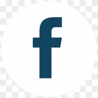 Facebook Round White - Facebook Logo White Round Clipart