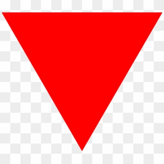 540 × 480 Pixels - Red Triangle Down Png Clipart