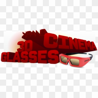 Cinema 3d Glasses - Graphic Design Clipart