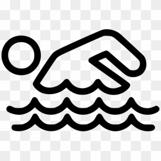 Png Of Someone Swimming - Drawing Of A Person Swimming Clipart